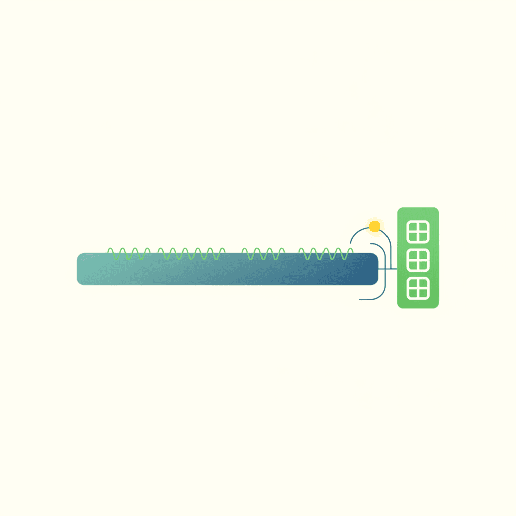 Ilustración vectorial plana de un calendario con iconos de ventanas mostrando el ritmo de montaje de varios huecos por día en una vivienda, sin texto