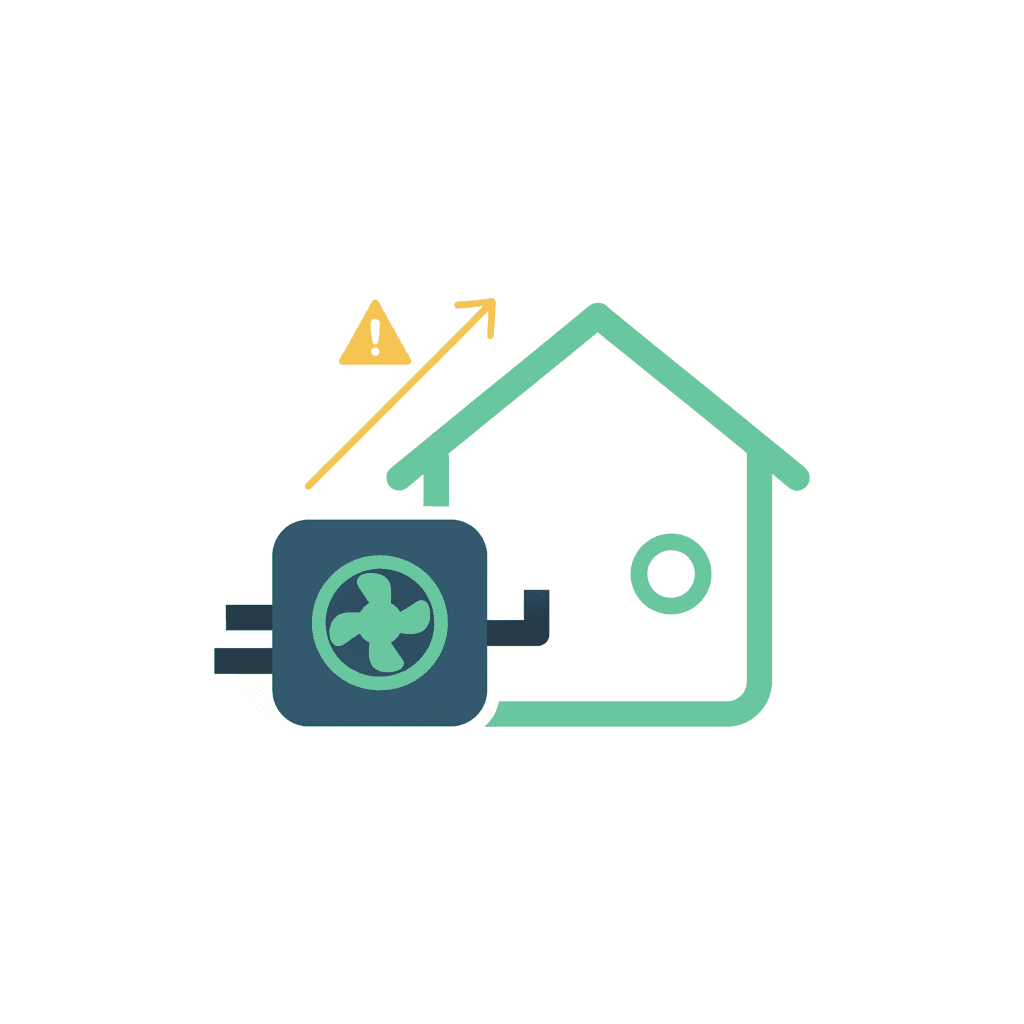 Aerotermia instalada con varios errores de diseño que hacen subir la factura eléctrica de la vivienda
