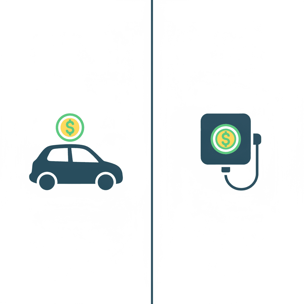 Dos ayudas distintas: la de la compra del coche eléctrico y la del punto de recarga doméstico