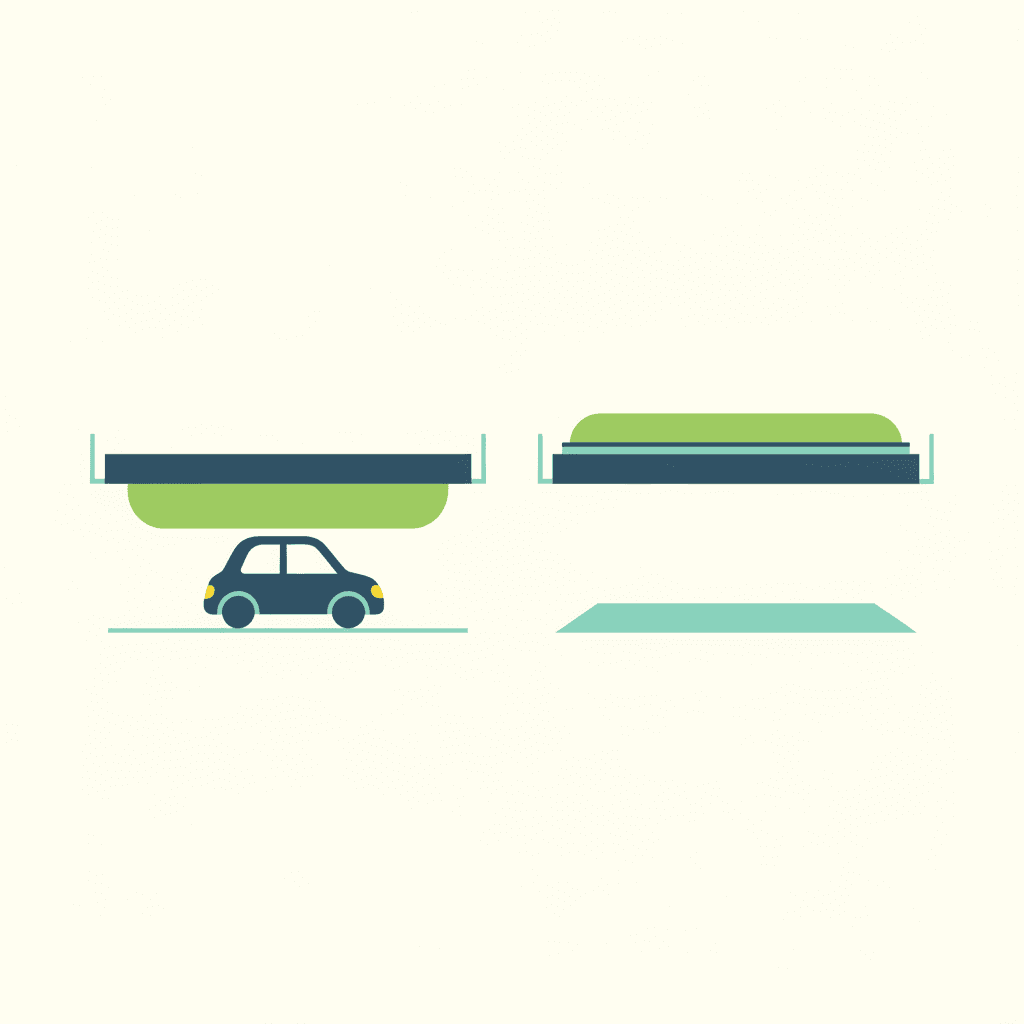 Comparativa de aislar el suelo por debajo, en el techo del garaje, frente a aislar por arriba bajo el nuevo pavimento