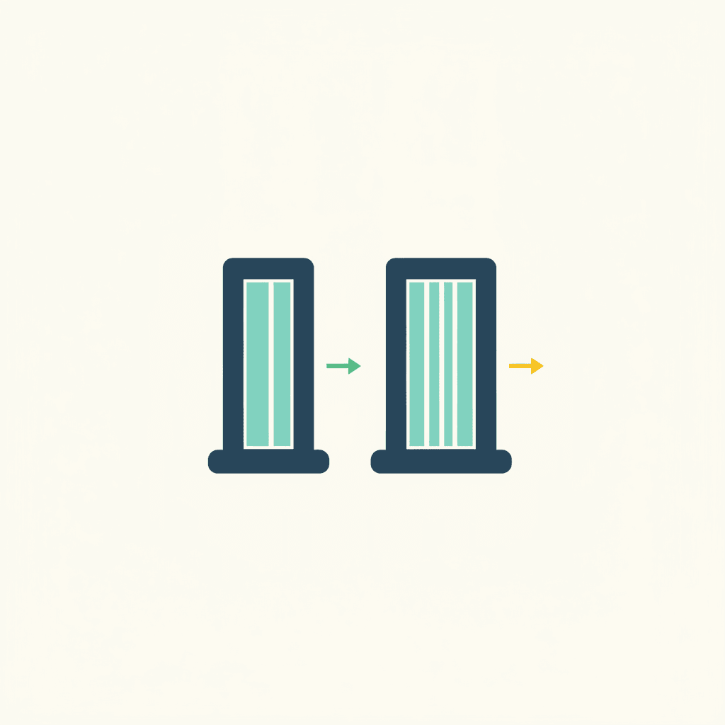 Comparación entre una ventana de doble acristalamiento y otra de triple acristalamiento más gruesa