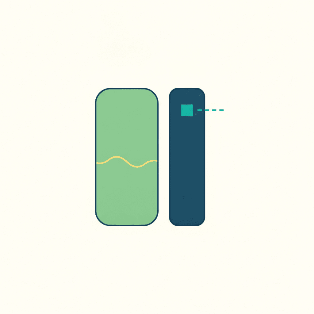 Ilustración vectorial plana con dos columnas comparando un muro revestido solo con mortero aislante y un muro con un panel rígido de aislante bajo un SATE, con iconos de espesor y conductividad para cada uno
