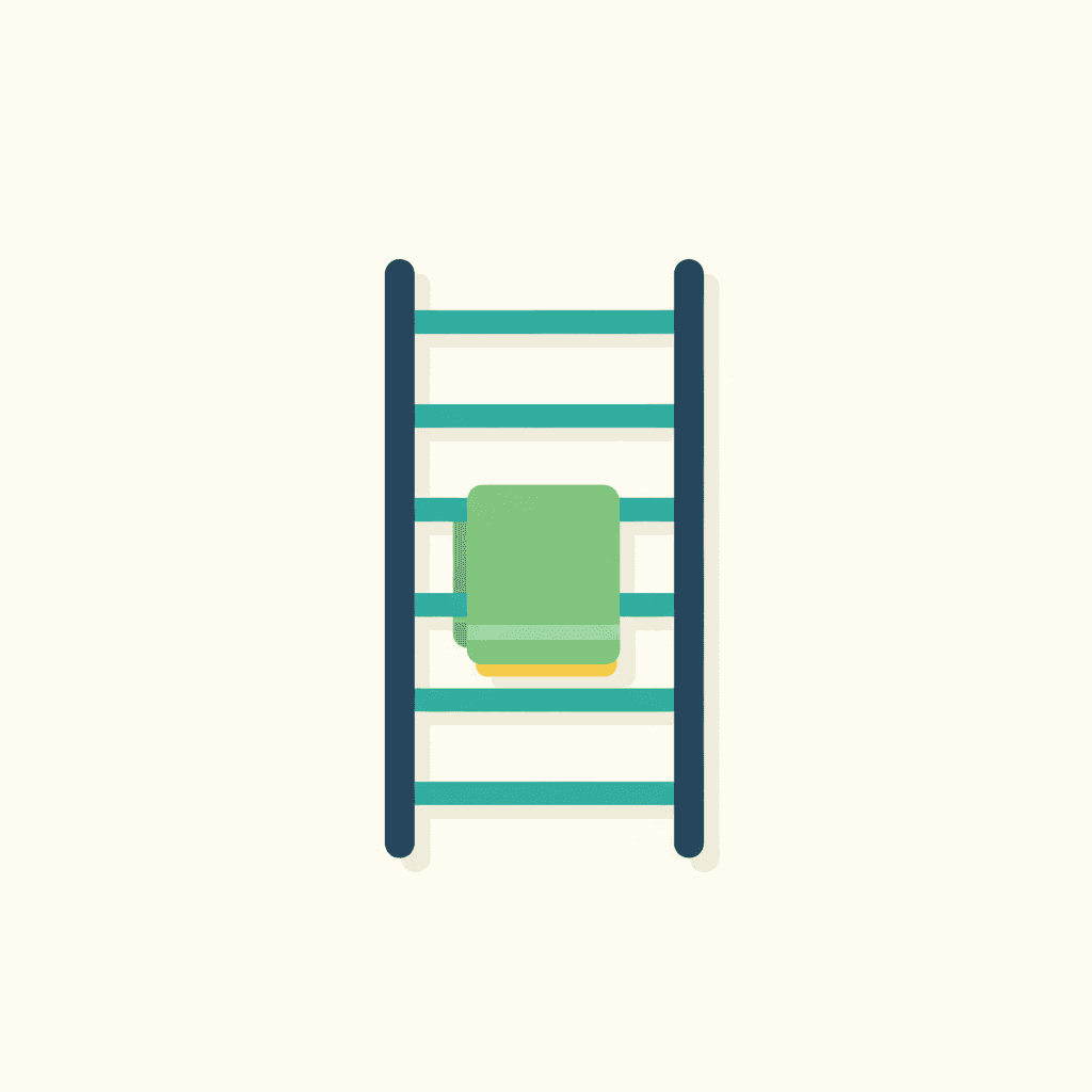 Ilustración vectorial plana de un baño con un radiador toallero en la pared, toallas colgadas y un termómetro señalando temperatura baja en la estancia, sin texto