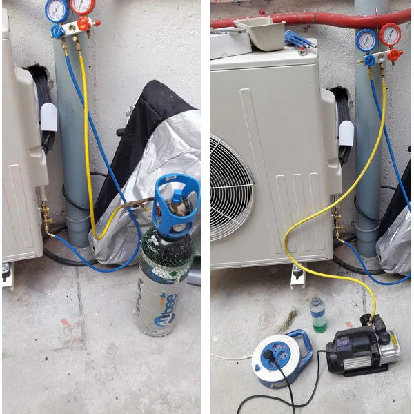 Instalación aerotermia hasta 5 metros